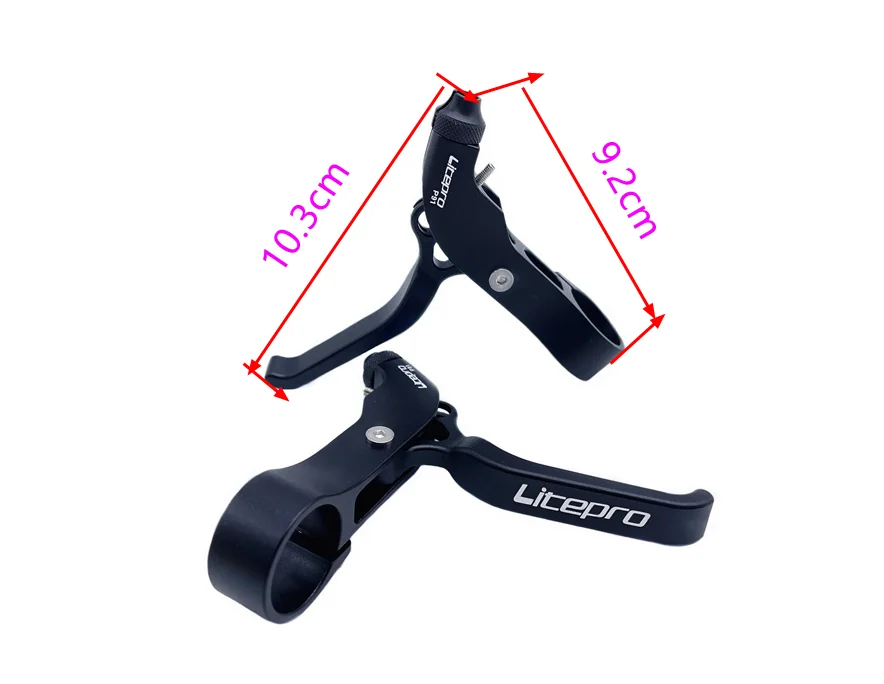 Litepro P91 Ultralight Hollow Brake Lever 22.2mm For Brompton Birdy Brake Levers Folding Bike Road Bicycle C Caliper V Brake