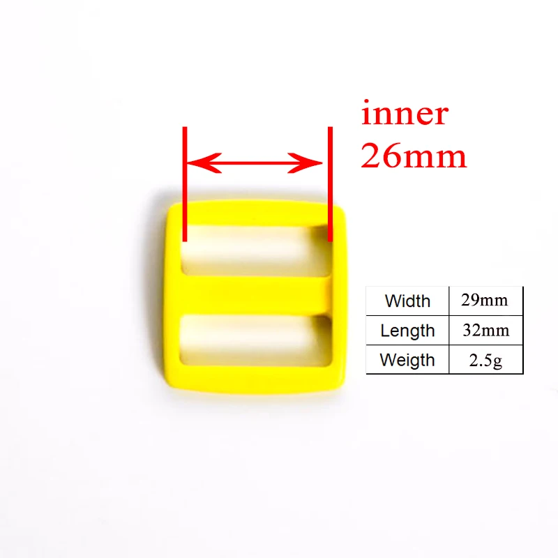 バックパック,カラーホルダー,高品質,15mm, 20mm, 25mm, 1ピースに適したプラスチック製スプレーバックル