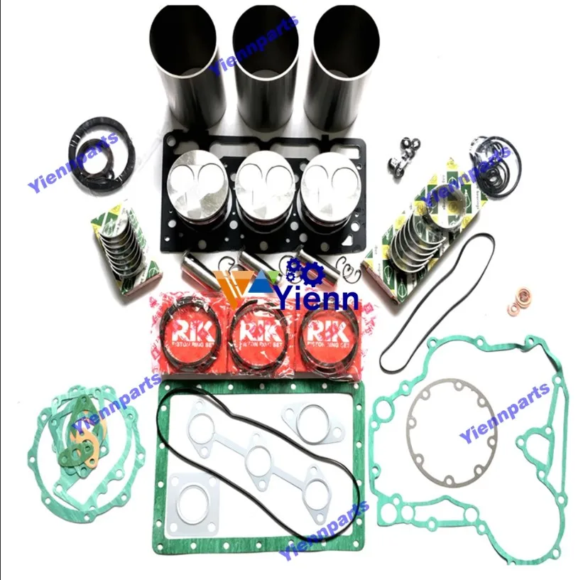 B2650 B2920 Overhaul Rebuild Kit Piston Ring Cylinder Liner Full Gasket Set Main Bearing Set For Compact Utility Tractor Engine