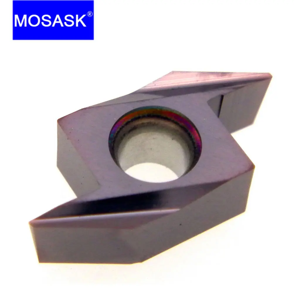 

MOSASK ABS Plate ABS15R4015 ZM890 Processing Stainless Steel Small Parts After Turning Cemented Carbide Inserts