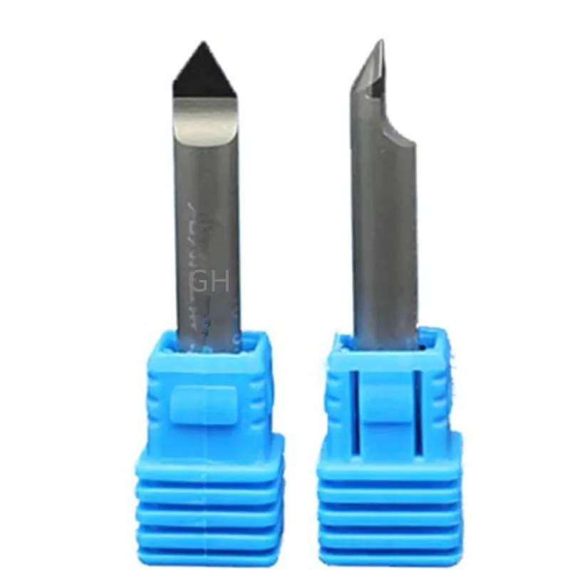 Diamond engraving tool engraver mill of 6mm PCD stone cnc HSS router bits cutter for marble hard granite cutting 70 90 degree