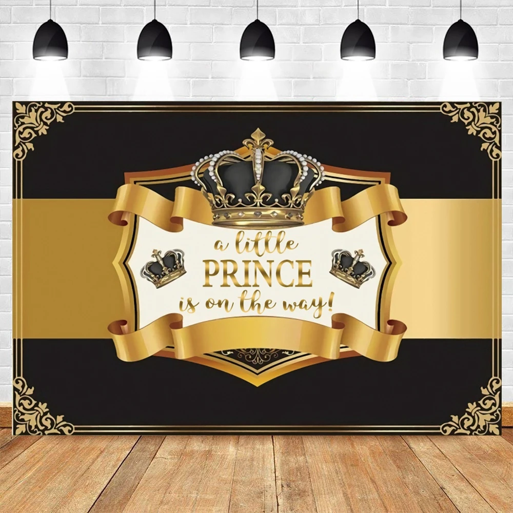 Yeele استحمام الطفل صورة المتصل الأمير تاج الذهب الأسود التصوير خلفية التصوير الديكور الخلفيات ل استوديو الصور
