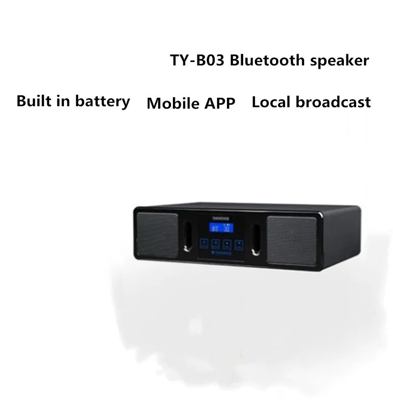 Портативный Bluetooth-динамик Winner/TY-B03 2*2 дюйма, полночастотный блок + басовый блок 3,5 дюйма, мощность 60 Вт