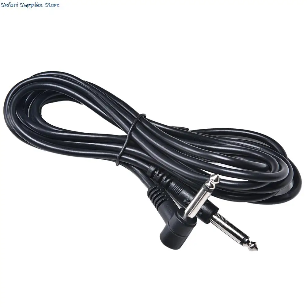 Cable de conexión eléctrico de 3M, amplificador de guitarra con 2 enchufes, Color negro, gran oferta