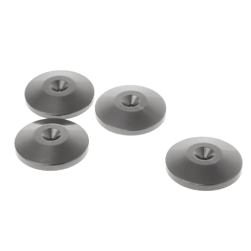 4 Pcs Isolation Stand Feet Pad Speaker Amplifier Nickel Plated Cone Base