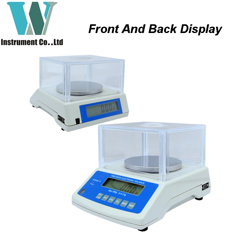 500g 600g 1000g 1500g 0.01g Digital Balance Dual LCD Display Precision Scale Weight Gram Balance