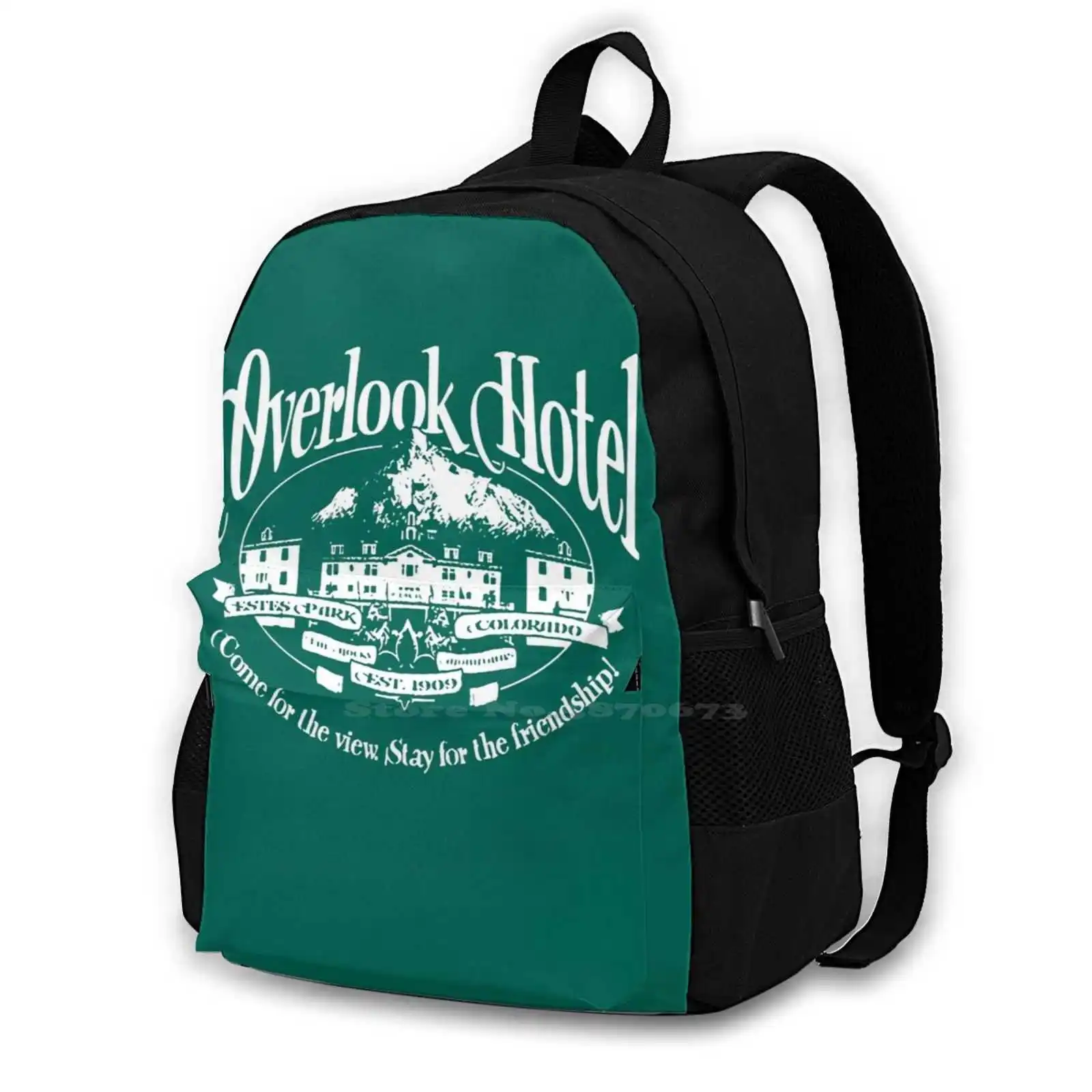 Overlook Hotel Shining Tv And Movies Large Capacity School Backpack Laptop Travel Bags Overlook Hotel