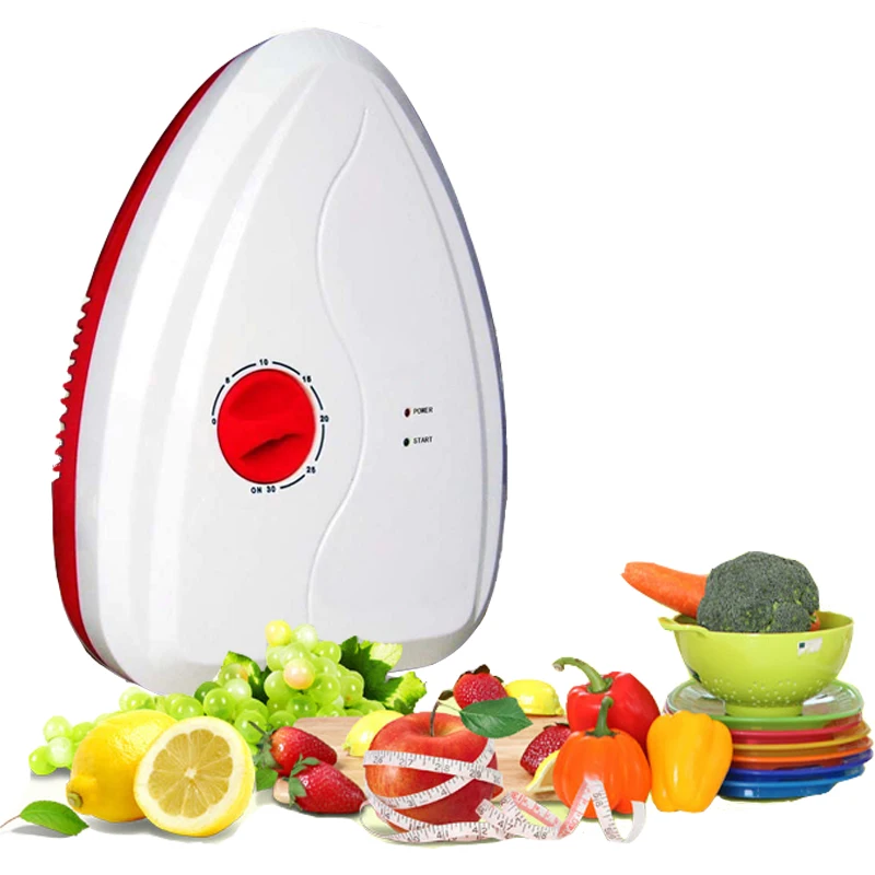 Generador de ozono de 220V, esterilizador, purificador de aire y agua para el hogar, frutas, verduras, agua, alimentos, aceite, ionizador