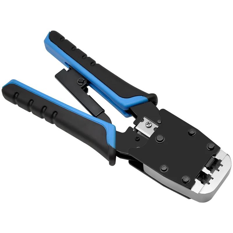 CNCOB Ethernet Cable Crimper, Modular Crimping Tool, For Cuts, Strips, and Crimp, Dual-use Multi-function, 8P/6P