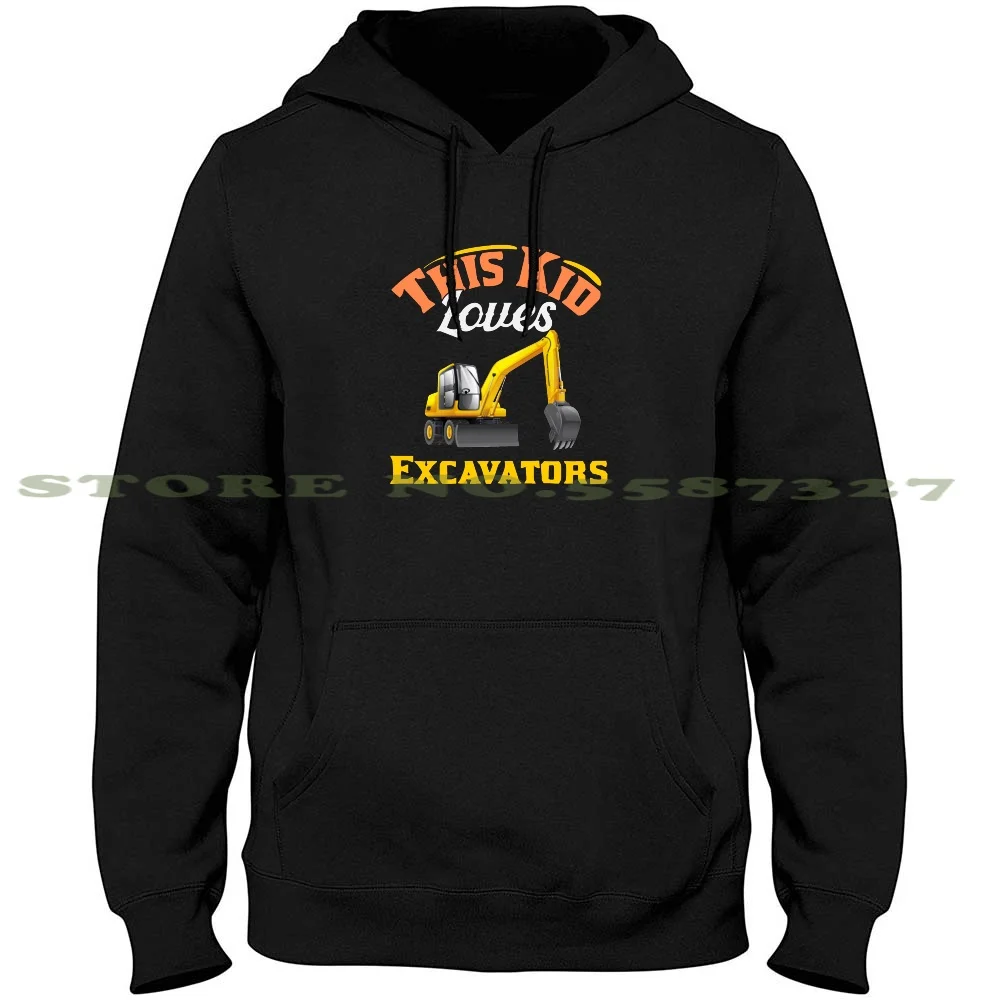 This Kid Love Excavator Construction Truck Birthday Gift Hoodies Sweatshirt For Men Women Construction Truck Driver Kids