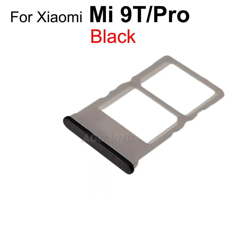 Aocarmo For Xiaomi Mi 9T Pro SIM Card Tray Holder For Redmi K20 Pro Replacement Parts