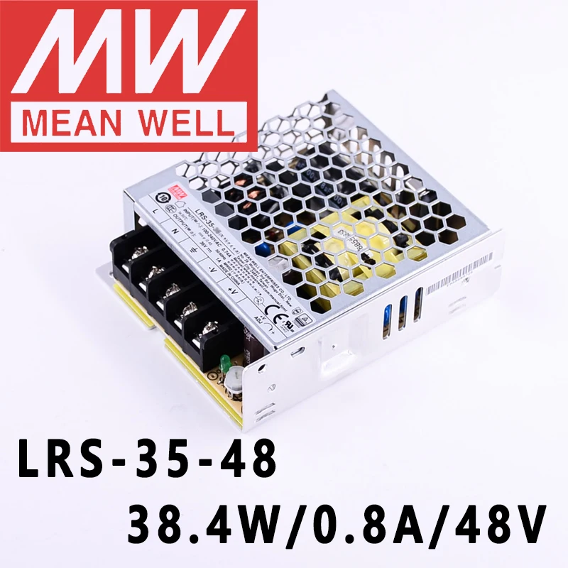 Mean Well LRS-35-48 meanwell 48VDC/0.8A/38W Single Output Switching Power Supply online store