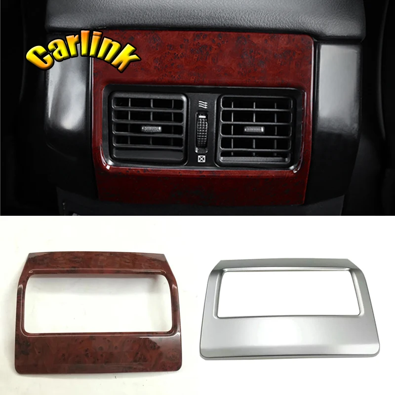 

For Toyota Land Cruiser Prado FJ150 LC150 2010-2017 ABS plastic Rear Air Conditioning Vent Outlet Cover Trim Car Accessories
