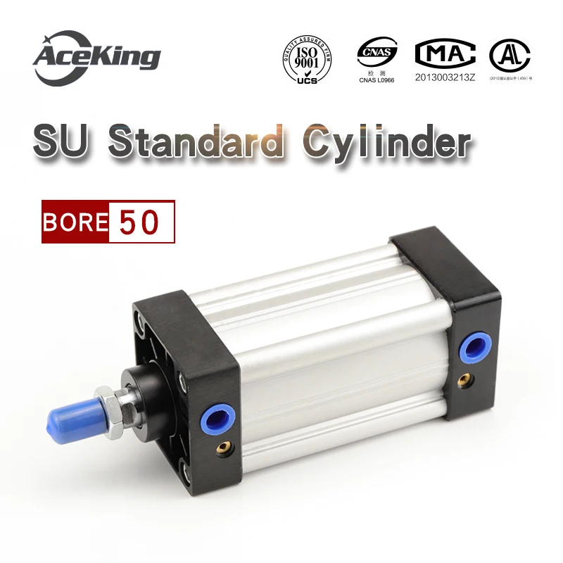 Yadeke type SU standard cylinder SU50-25-50-75-100-125-150-175-200-300-400-500-1000-SUJ SU50-25 SU50-50 SU50-75 SU50-100