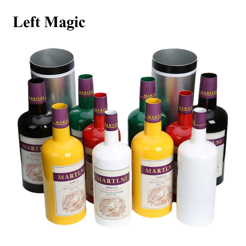 Multicolour Multiplying Bottles/Moving Increasing and Coloring tora Bottles(10 bottles Pured Liquid)Magic Trick Stage Illusion