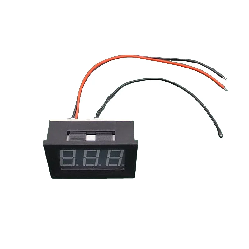 1 قطعة ميزان الحرارة-30 ~ + 70 ℃ ميزان الحرارة DC4.5-28V امدادات الطاقة 0.56 ″LED أنبوب رقمي عكس حماية 48x29x29 مللي متر T27D