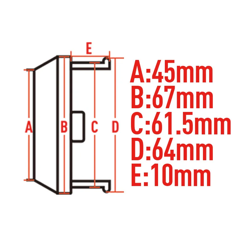 ENKEI – capuchon de moyeu de roue de voiture, 67MM, 4 pièces/lot, emblème de logo, capuchon de moyeu de jante