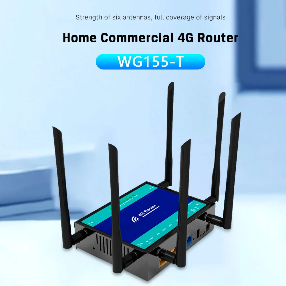 ZBT WG155-T Gigabit LAN 11AC Dual Band Wireless Wifi Router Sim Card Slot SOHO Application 4G LTE Wi-fi Routers