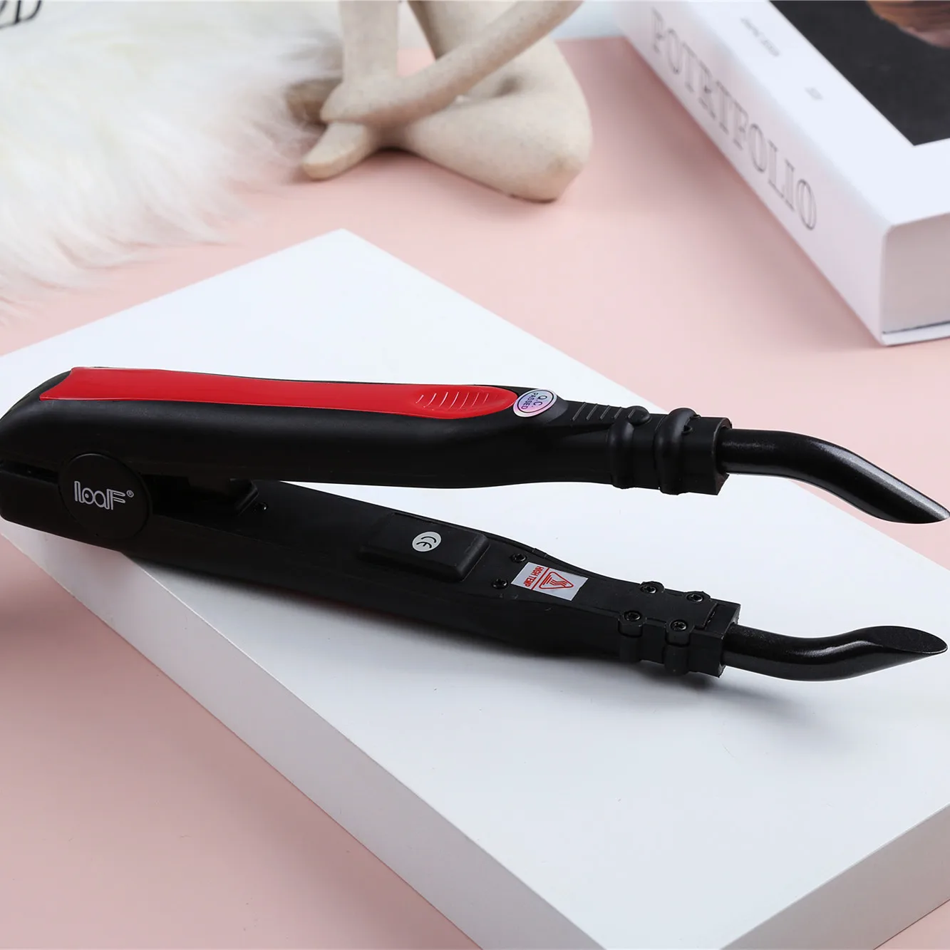 

Professional Wand Iron Hot Melt Hair Styling Tools Adjustable Temperature Control Hair Extension Heat Connector EU/US/UK/AU Plug