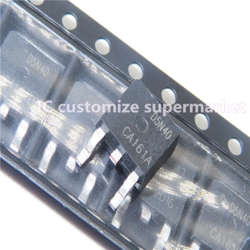 10PCS/LOT NWE D5N40 AOD5N40   TO-252 400V 4.2A   SMD Transistor