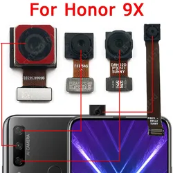 For Huawei Honor 9X Front Rear View Back Up Camera Frontal Main Facing Small Camera Module Flex Replacement Spare Parts