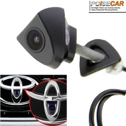 Cámara de visión frontal de vehículo con logotipo especial CCD para Toyota Prado Highlander Land Camry COROLLA RAV4 REIZ FJ Cruiser PRIUS CROWN