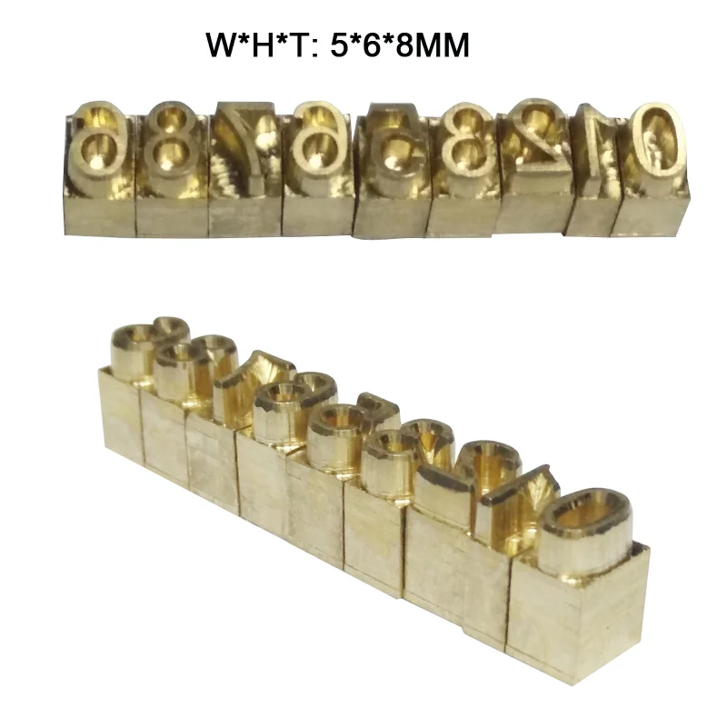 النحاس رسالة T فتحة التصنيع باستخدام الحاسب الآلي النقش قالب الساخن احباط ختم رقم الأبجدية رمز تخصيص الخط DIY بها بنفسك الجلود ختم قالب يموت قطع