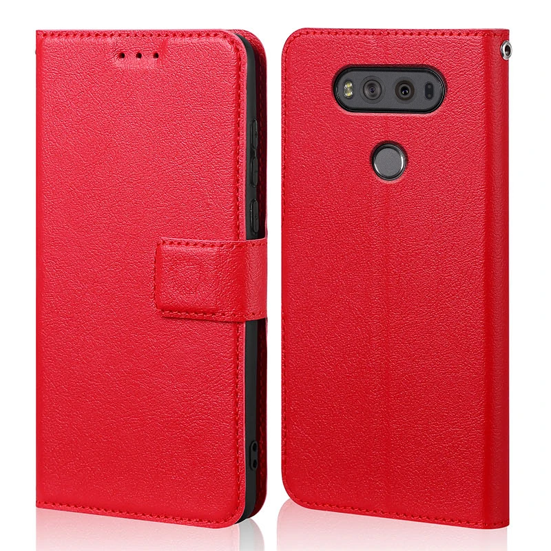 Silicone Flip Case for LG V20 F800 H990ds Luxury Wallet PU Leather Magnetic Phone Bags Cases for LG V20 F800 with Card Holder