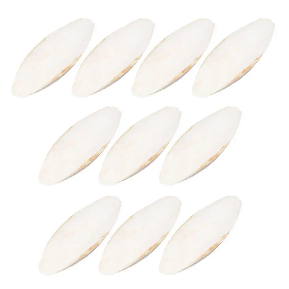 10pcs Natural Cuddle Bone Parrot Chew Toys Chewing Cuttlefish Bone Cuttlebone for Budgie Birds Reptiles Tortoise Bird Supplies