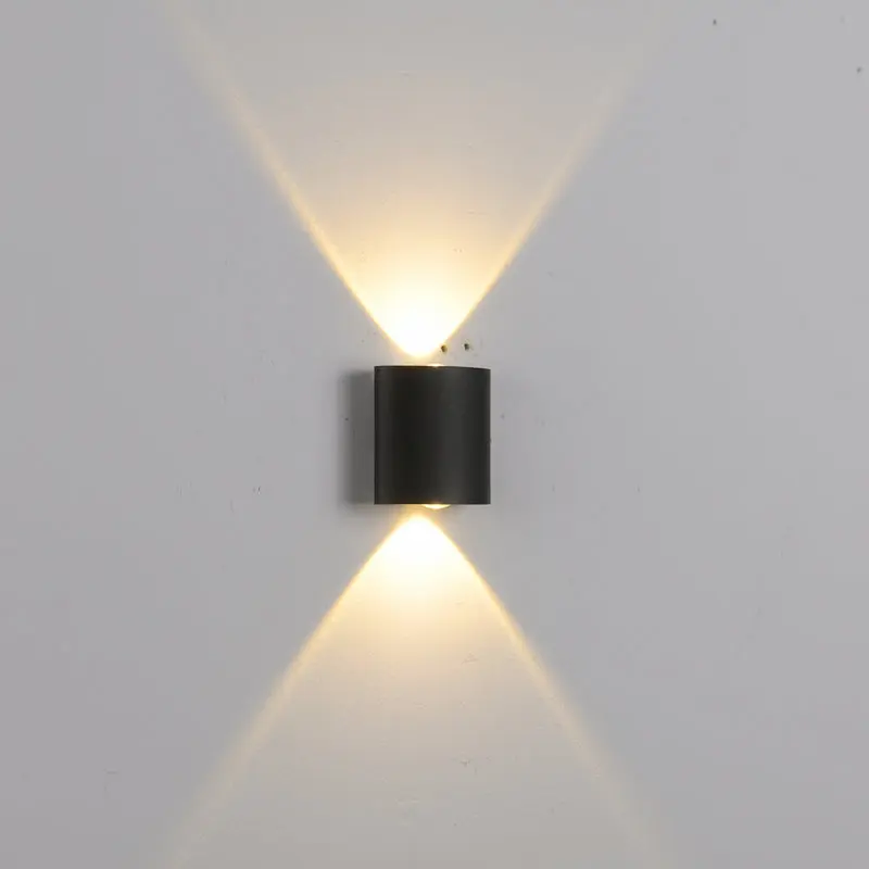 Waterproof fashion decorative wall lights black/white buitenverlichting community villa residential balcony exterior wall lamps