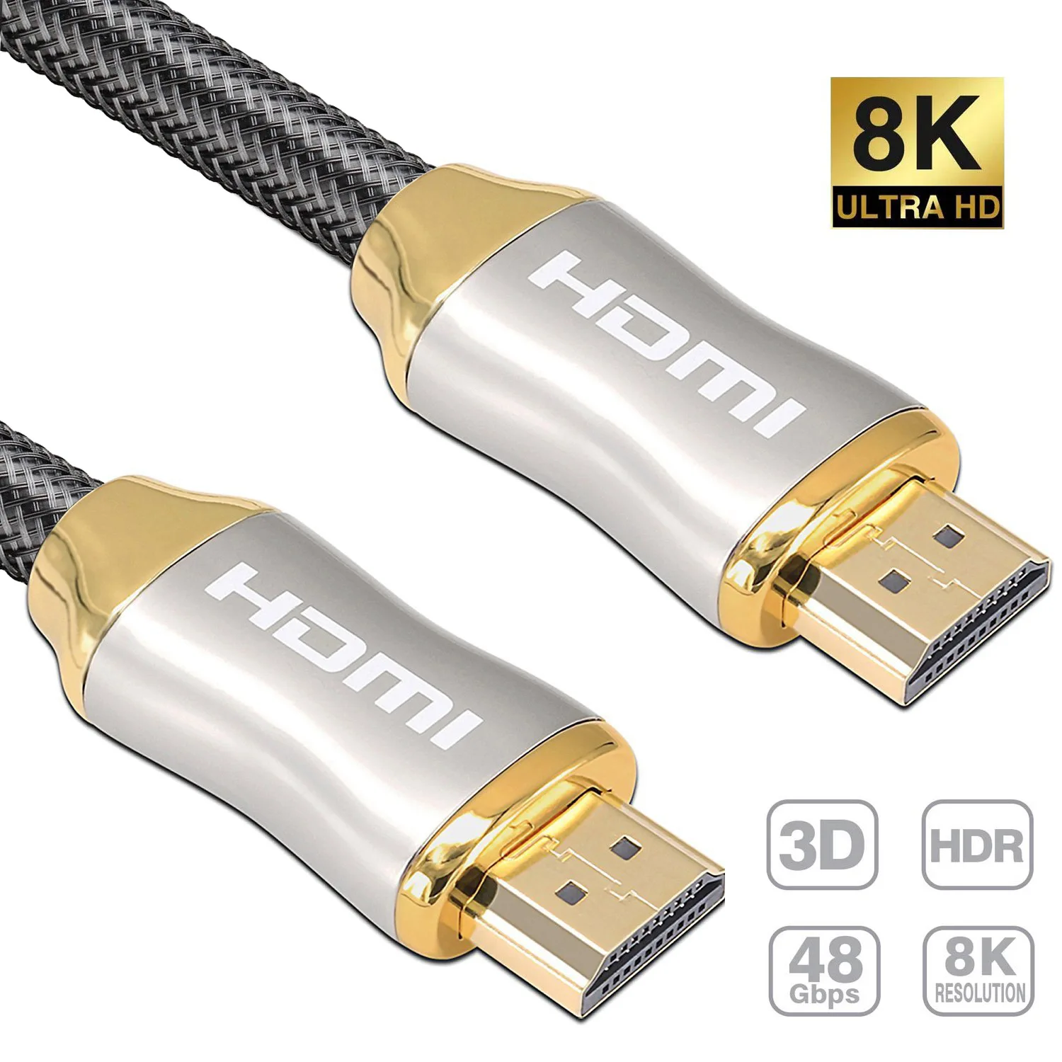 8K HDMI-compatible cable 5M 4K 120HZ UHD HDR 48Gbps V2.1 1m 2m 3m 5m PS4 4K2K 144Hz projector notebook set-top box cable