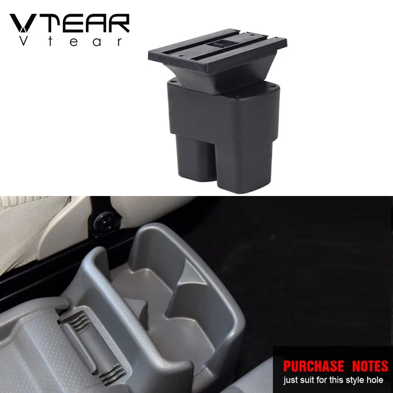 Vtear For Nissan NV200 Armrest Interior Center Console Storage Box Arm Rest Car-Styling Decoration Parts Accessories 2017 2016