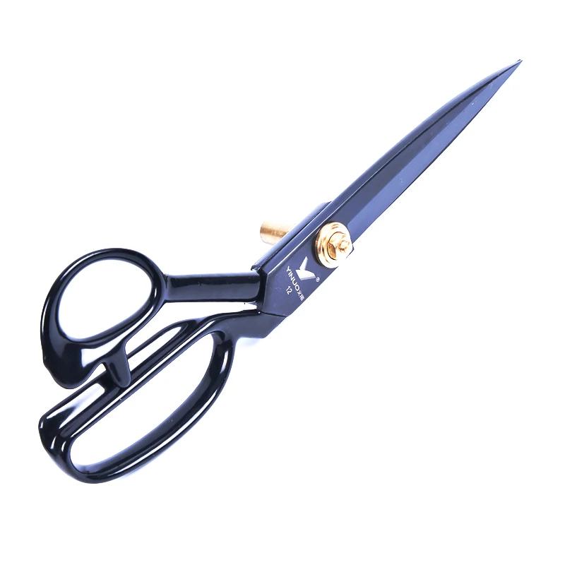 9 Inch Adjustable  Bolt Screw Tailor Scissors Manganese Steel Carbon Dress Making Shear Top Quality Coated Blade Anti Rust