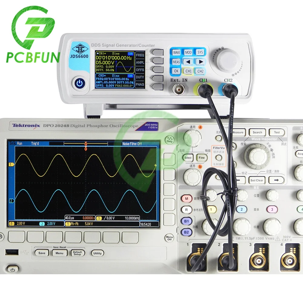 JDS6600-30M 30MHz DDS Function Signal Generator Digital Control Dual-channel Frequency Meter Arbitrary Waveform Generator