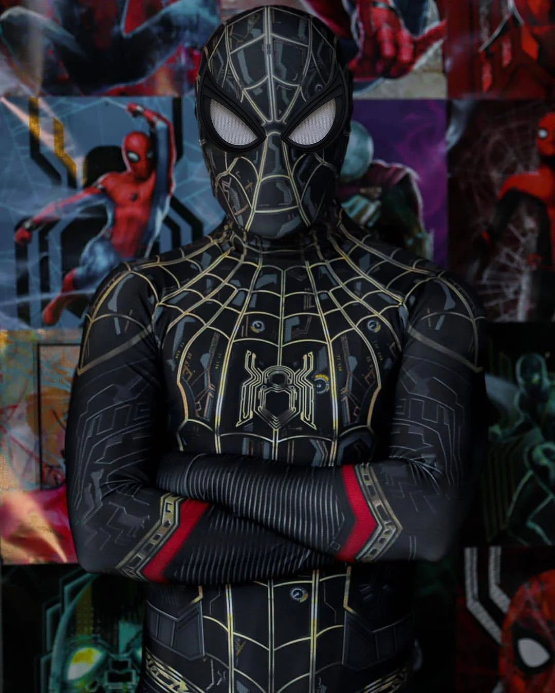 No Way Home Spiderman Costume Cosplay Spandex Superhero Zentai Bodysuit Halloween Costume Spider 3 No Way Home Adult Kids