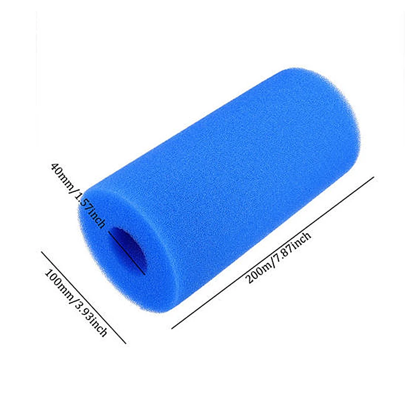 1 Pc Swimming Pool 10cm*20cm/10.8cm*7.3cm Foam Filter Sponge Reusable Biofoam Cleaner Filter Foam Sponges Tools Dropshipping