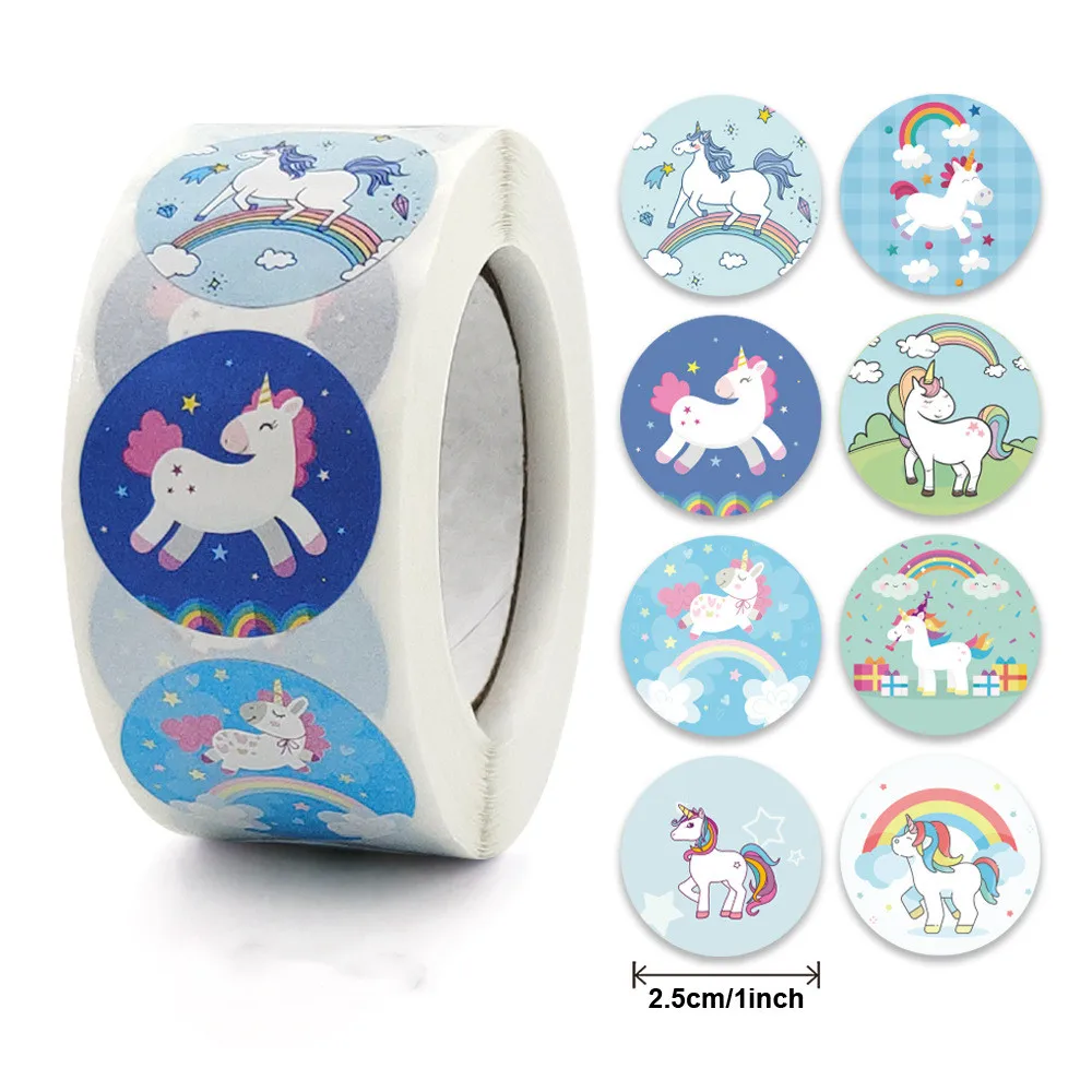 

500 Pcs Reward Stickers Motivational Stickers Roll For Kids For School Reward Students Teachers Cute Animals Stickers Labels