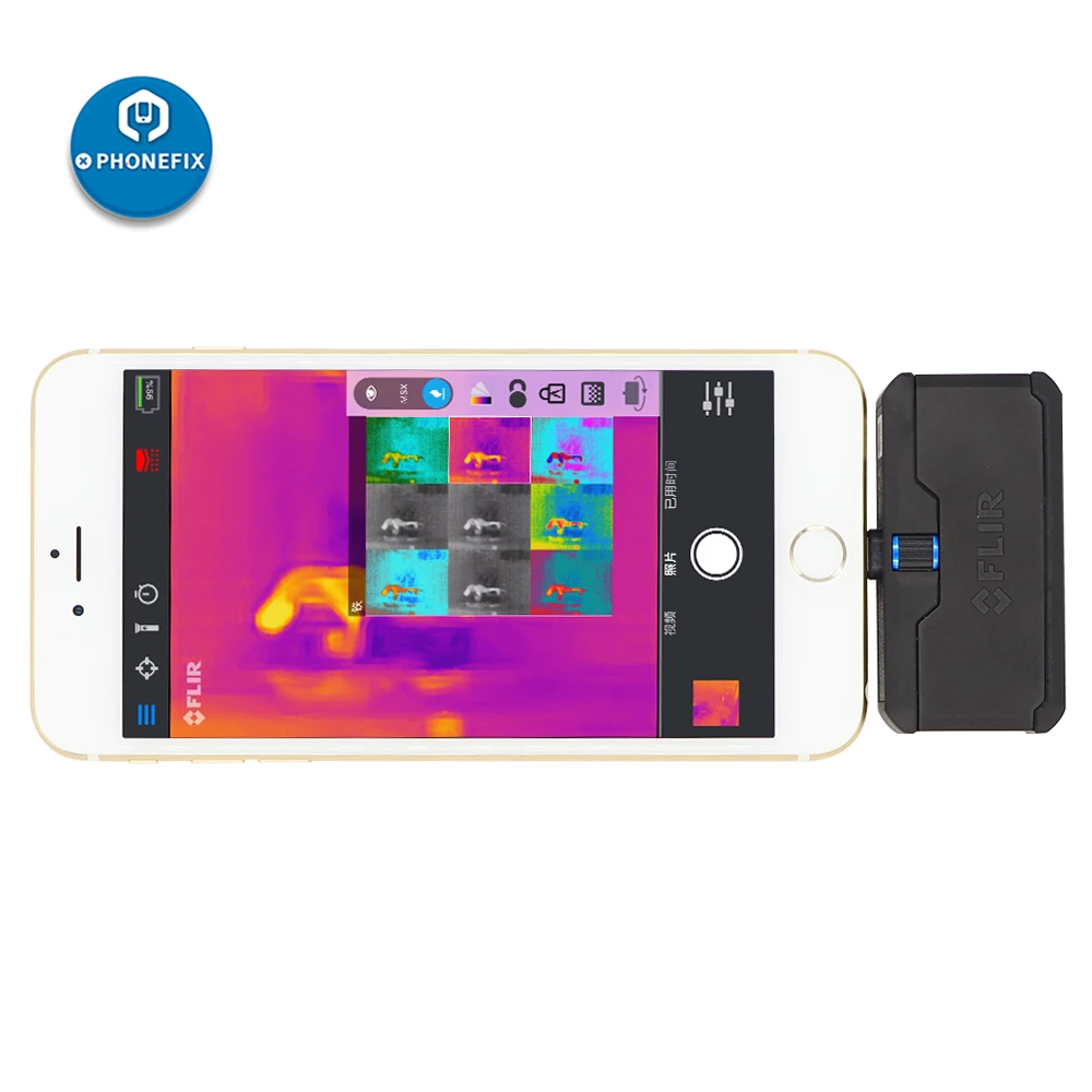 Infrared Thermal Camera for iPhone Mobile Phone PCB Fault Diagnosis High Thermal Detection Imager Camera for Android and iOS