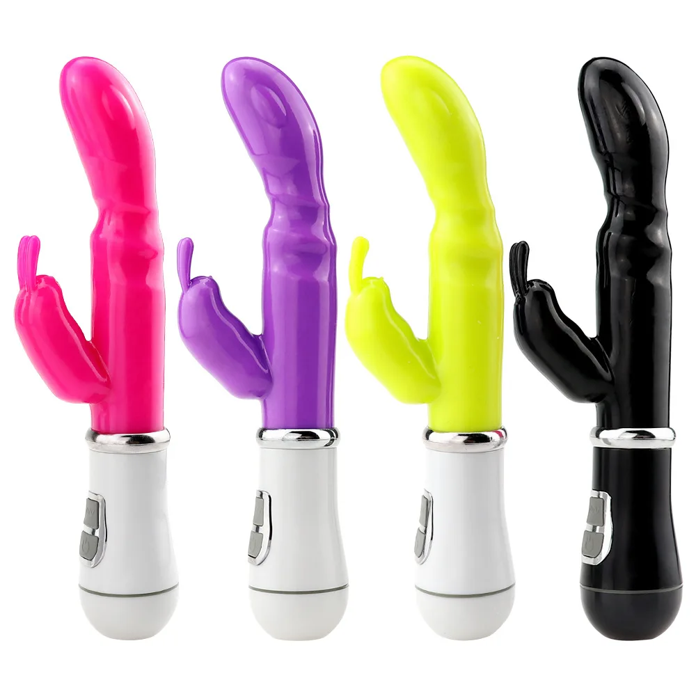 Powerful Rabbits Vibrators Vagina Clitoris Stimulator Double Head G-Spot Massager Sex Toys For Women Female Masturbator Sex Shop