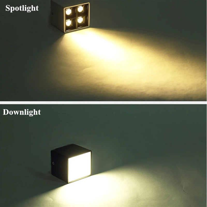 1Pcs surface mounted ceiling light LED7W 10W Ac85-260V square creative mini  home background wall hotel