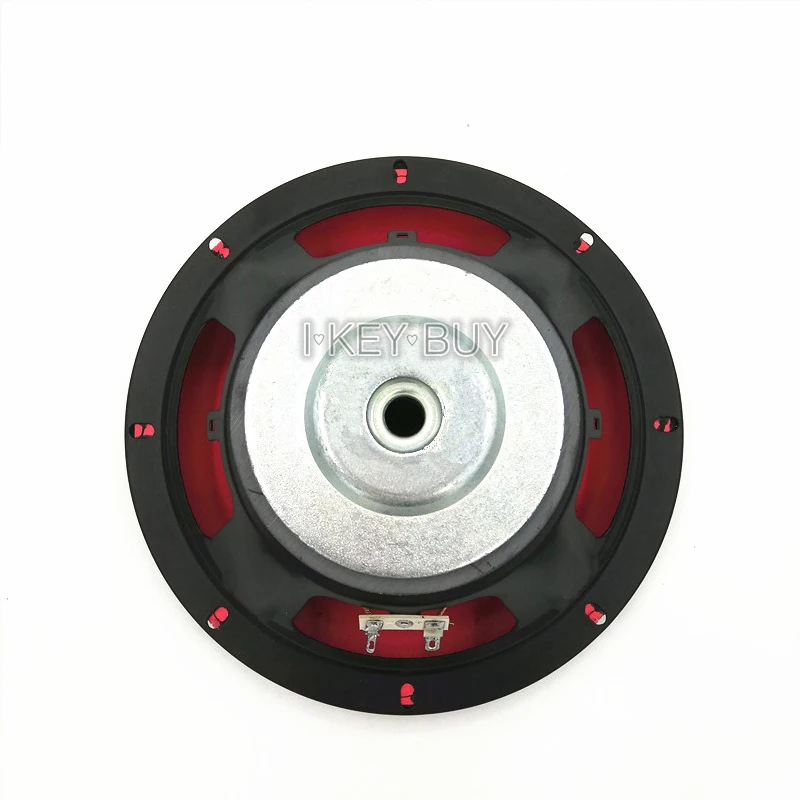 1pc  6.5 Inch Car Speaker  Max 200W 4Ohm Big  Red Foam Edge  KTV Stage Hifi  Home Theater Louder Auto Subwoofer Speakers