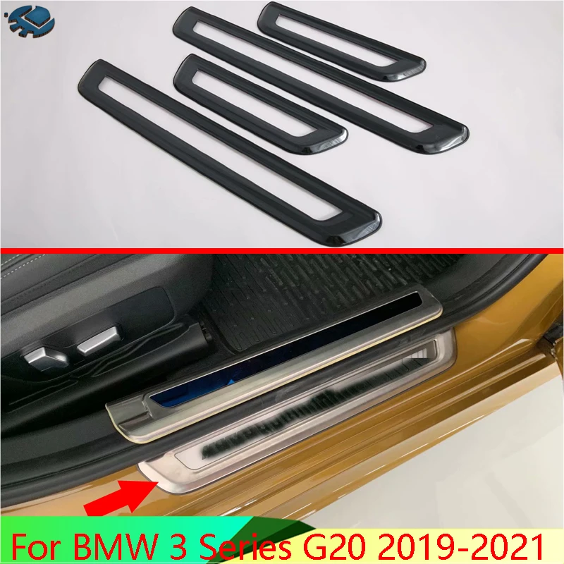 

Для BMW 3 серии G20 2019-2021, внешняя дверная панель из нержавеющей стали, накладка на порог, защитная накладка на ступеньку