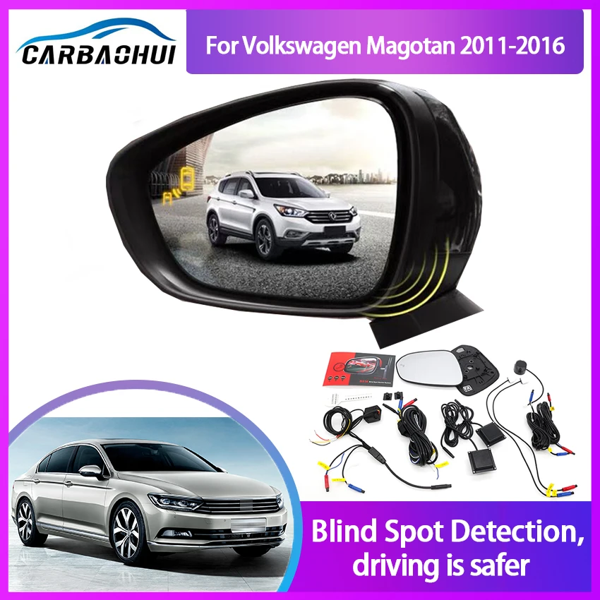 Millimeter Wave Radar Blind Spot Monitoring BSD BSM for Volkswagen VW Magotan 2011-2016 Assist Driving Safety Lane Change Assist