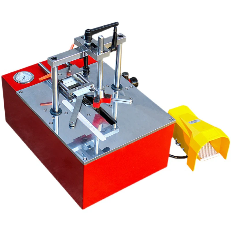 Photo frame corner nailing machine Desktop pneumatic frame mounting corner nailing machine 45°photo frame corner cutting machine