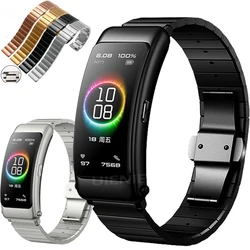 16MM Stainless Steel Watch Band for HUAWEI TalkBand B6 B3 Talk Band B6 Strap Watchband Metal Bracelet Wristband with Tool