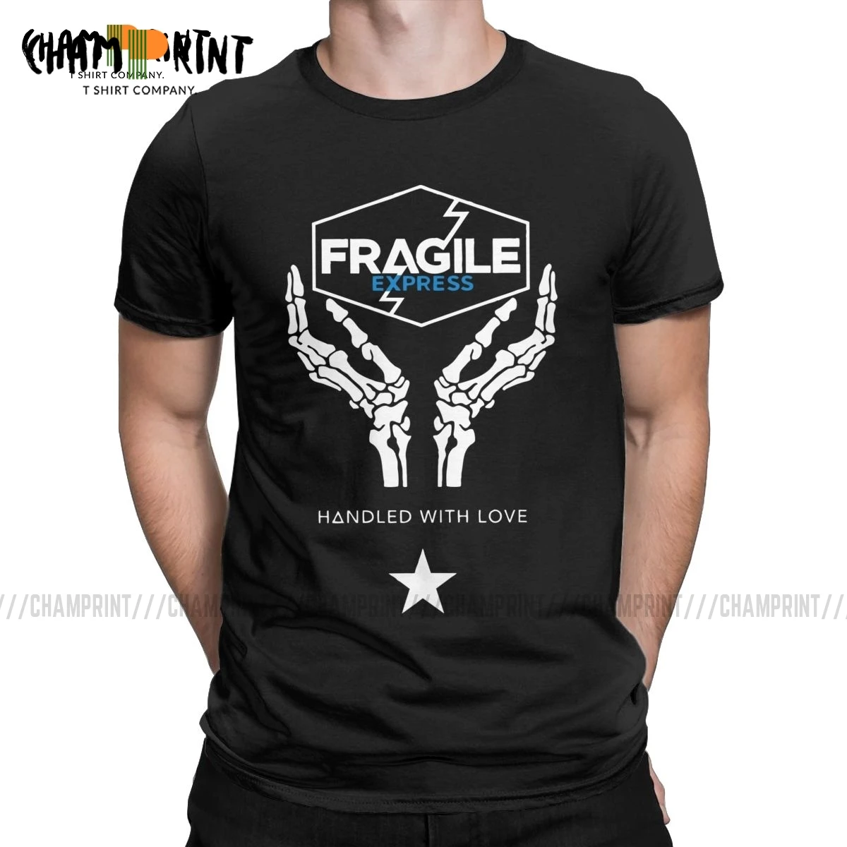 Death Stranding Fragile Express Men\'s T Shirts Kojima Productions Novelty Tees Short Sleeve T-Shirts Birthday Gift Clothes