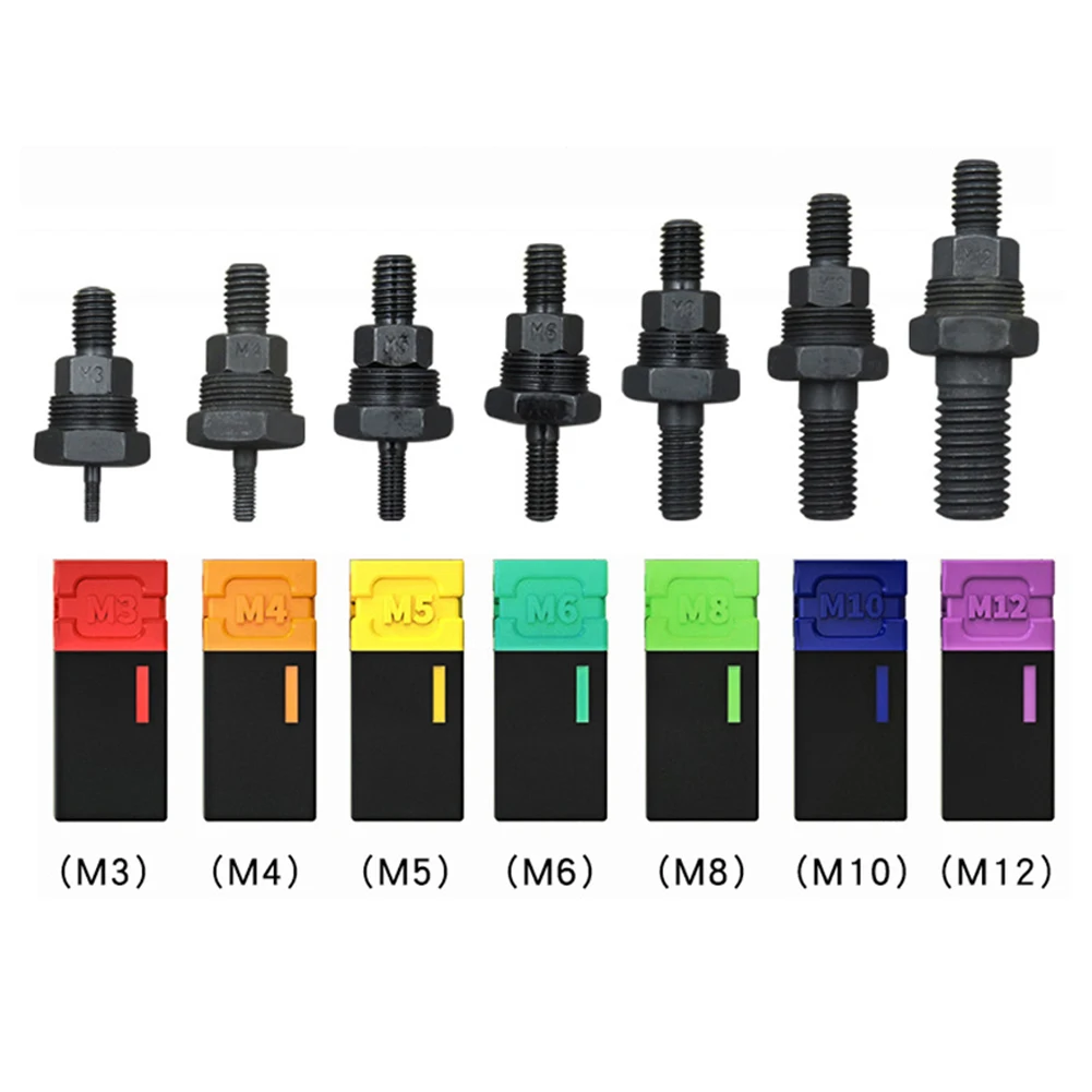 SUBAO-remachadora de BT-605, herramienta manual de inserción de Tuercas de remache, mandril, m3, M4, M5, M10, M12