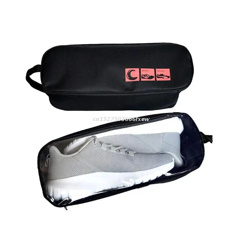 Travel Shoes Bag 33x12cm Waterproof Organizer Pouch for Basketball Football Shoes Household Shoes Storage Bag