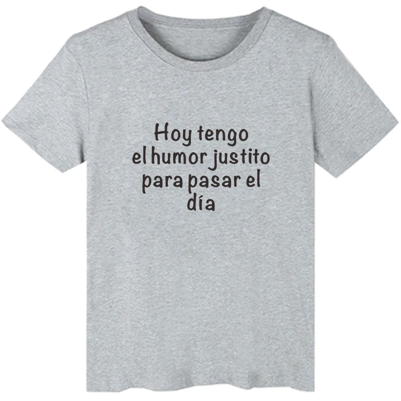 Fashion Spanish Style camiseta mujer Feminina Letter Print T-shirts Women short sleev clothes Casual shirt clothes