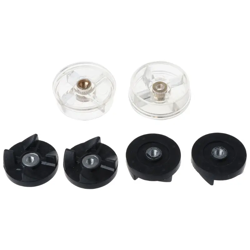  6pcs Replacement 2 Plastic Gear Base 4 Rubber Gear for magic bullet Spare Parts